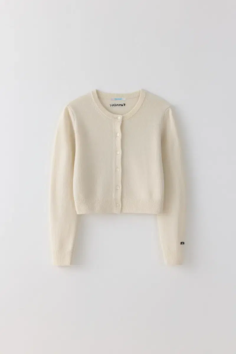 [새상품] 타낫 T/T Powder round cardigan (ivor