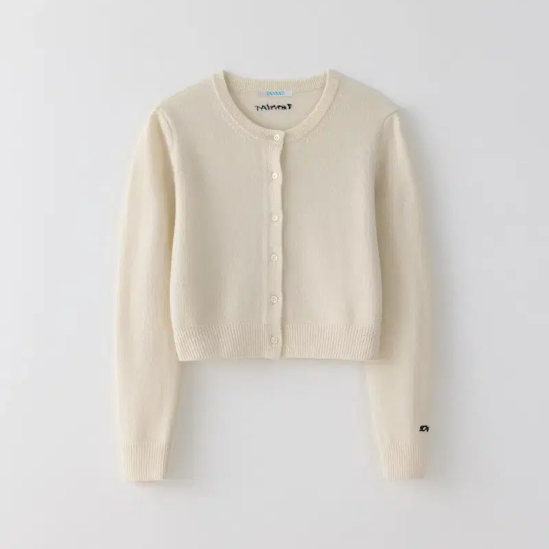 [새상품]타낫 Powder round cardigan (ivory)가디건