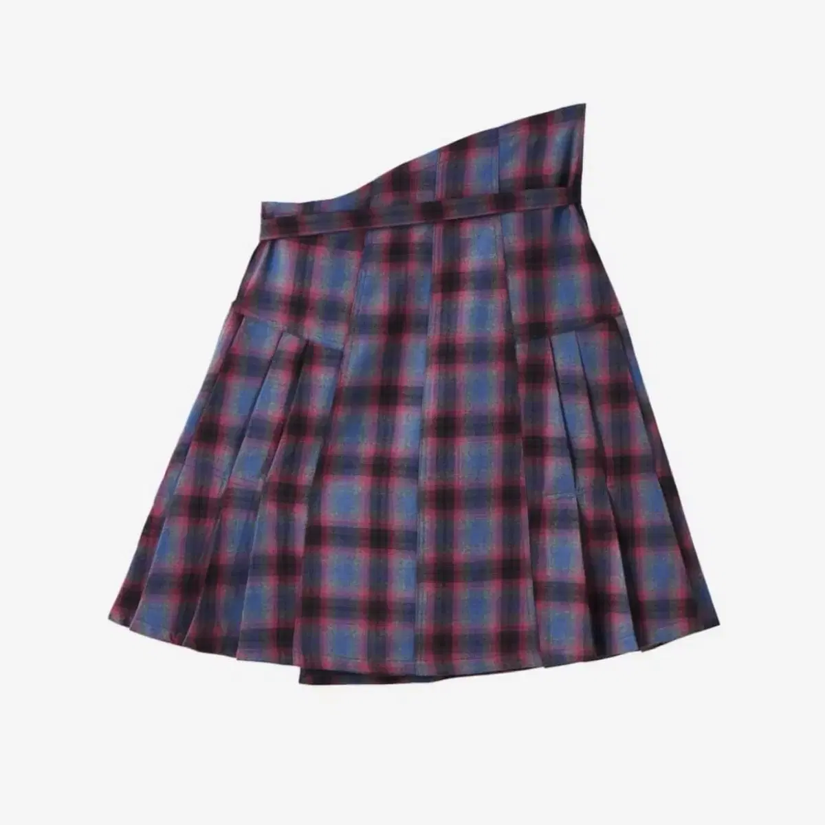 사파리스팟 COTTAGE FLANNEL WRAP SKIRT PURPLE