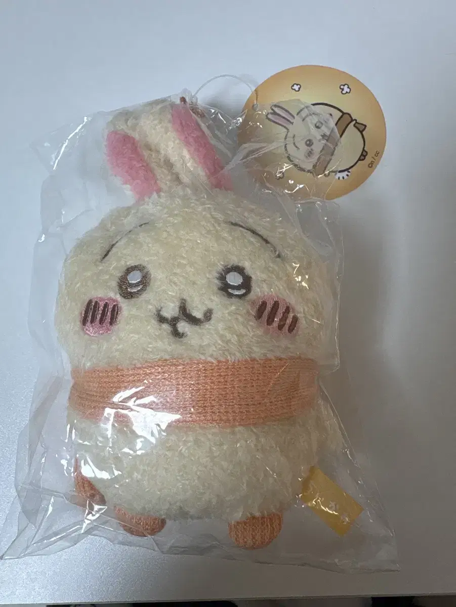 Usagi mascot with a muffled shawl