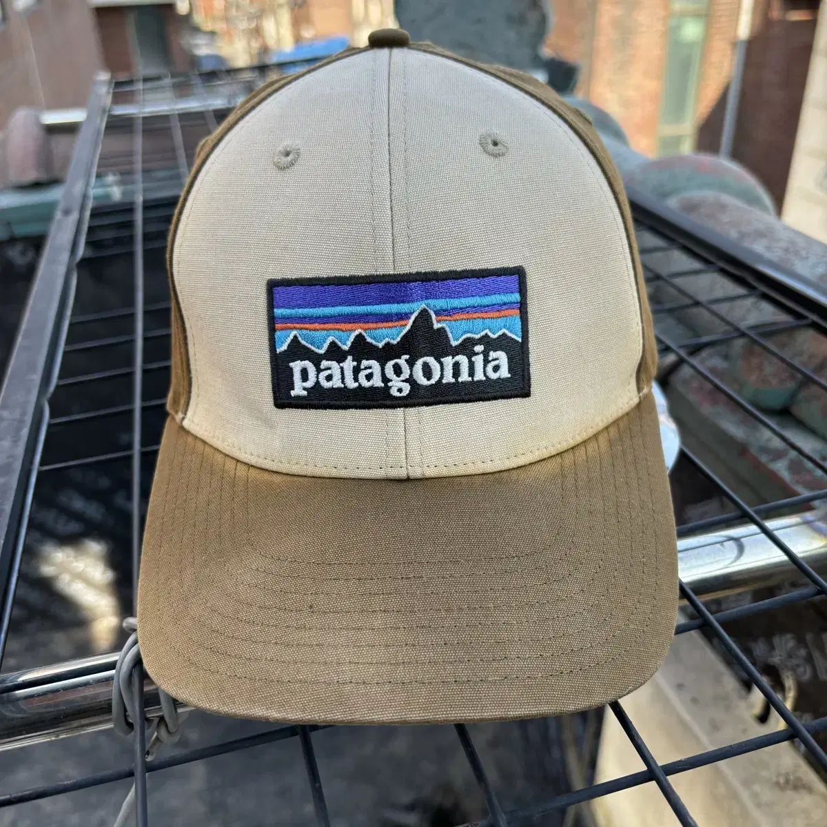 Patagonia 파타고니아 P-6 브라운 투톤 볼캡