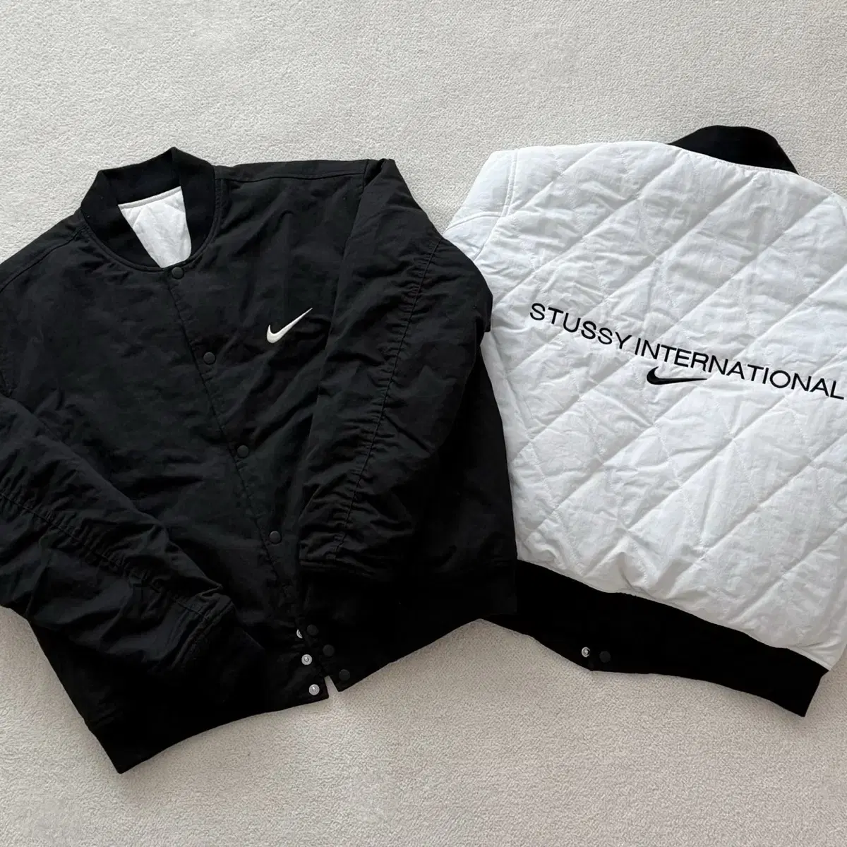 Stussy X Nike 리버시블 자켓