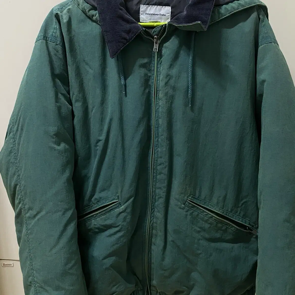 디스이즈네버댓 Washed Down Puffer Jacket 패딩