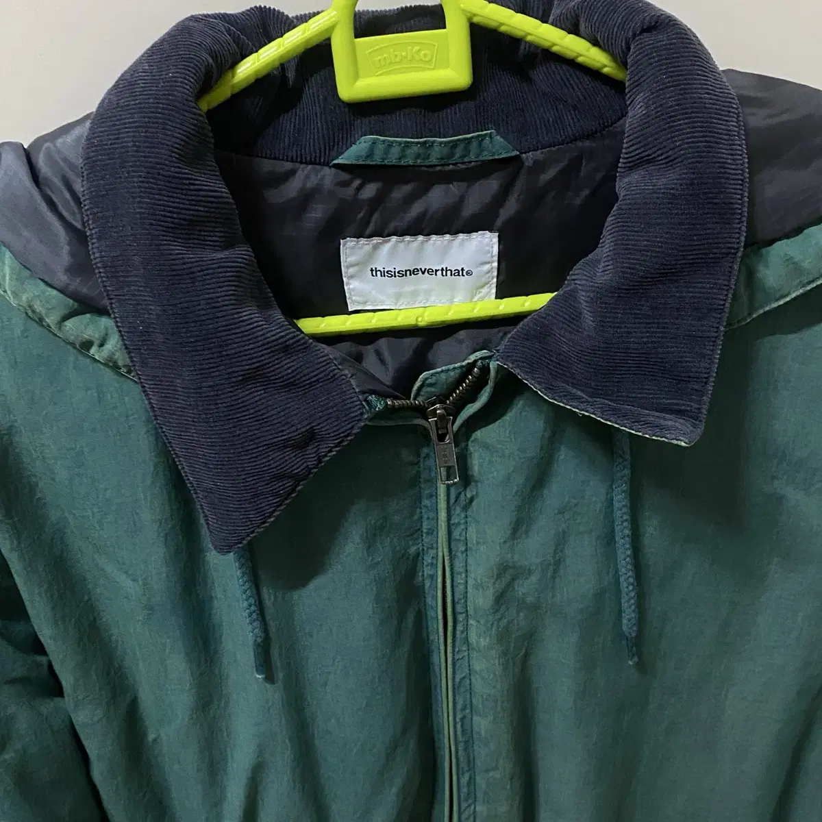 디스이즈네버댓 Washed Down Puffer Jacket 패딩