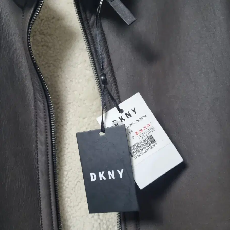 dkny 시어링 무스탕 점퍼