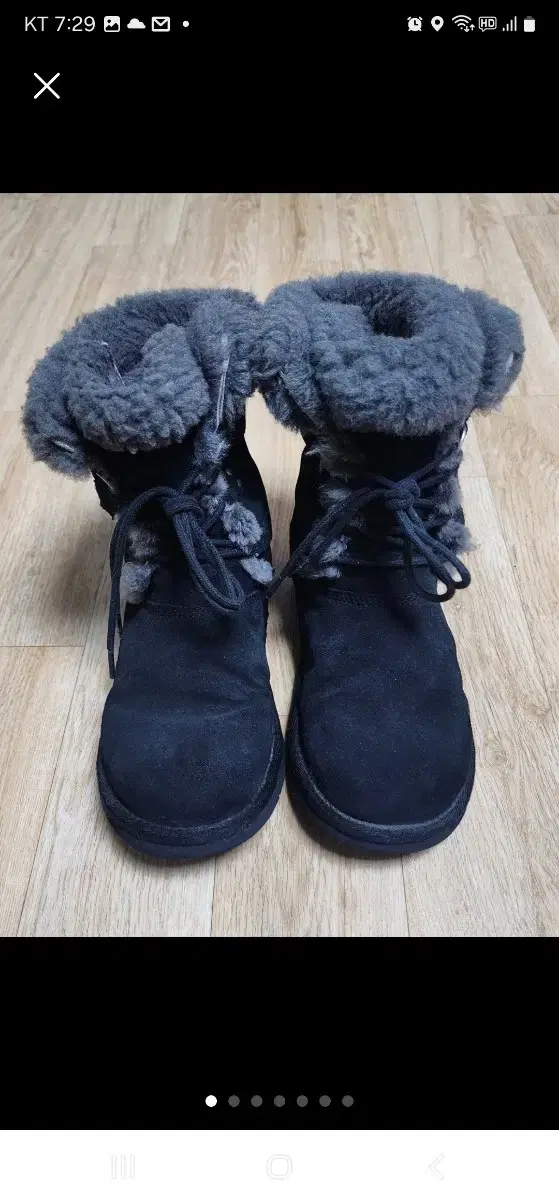 UGG Fully Lined Suede Winter, Insulated Boots - (220)