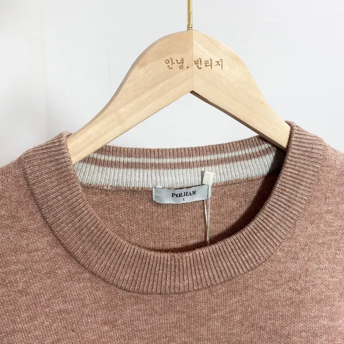 폴햄 니트티 Size L(100) Polham Knit T shirt