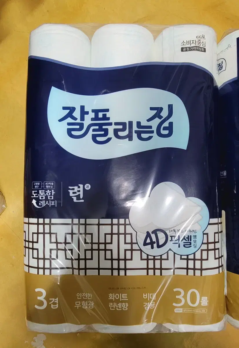 잘풀리는집 련 60롤+블랙차크치약 6개+액상 알룰로스 1.15kg + 옥