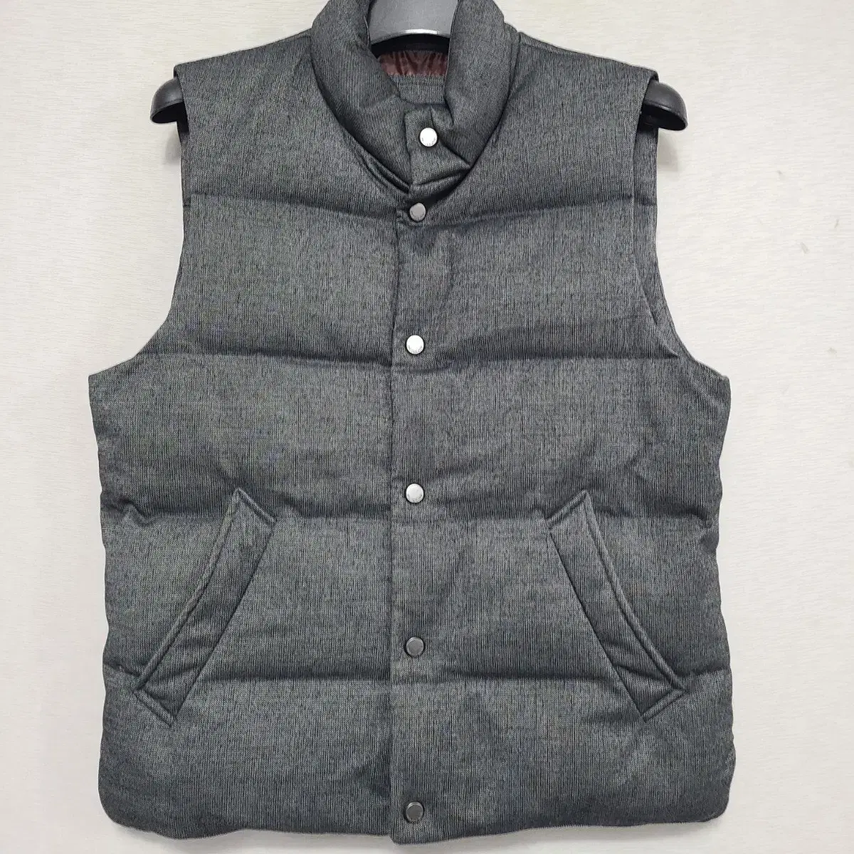 Spao charcoal duck down padded vest men105 ㅡ1230