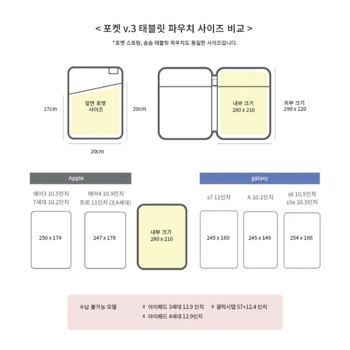 솜솜 아이패드 파우치