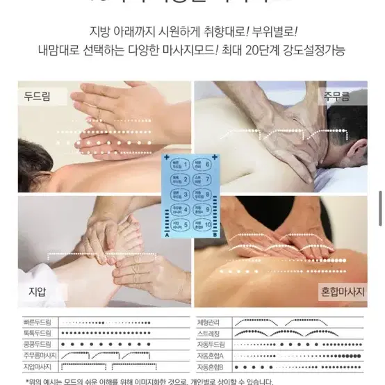 디웰 저주파 마사지기 휴대형 안마기