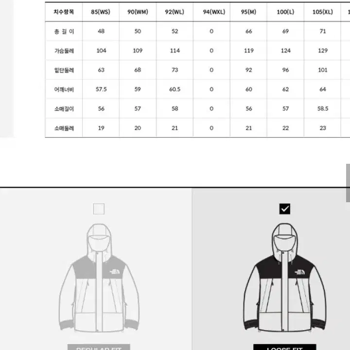 [100]노스페이스 후드집업