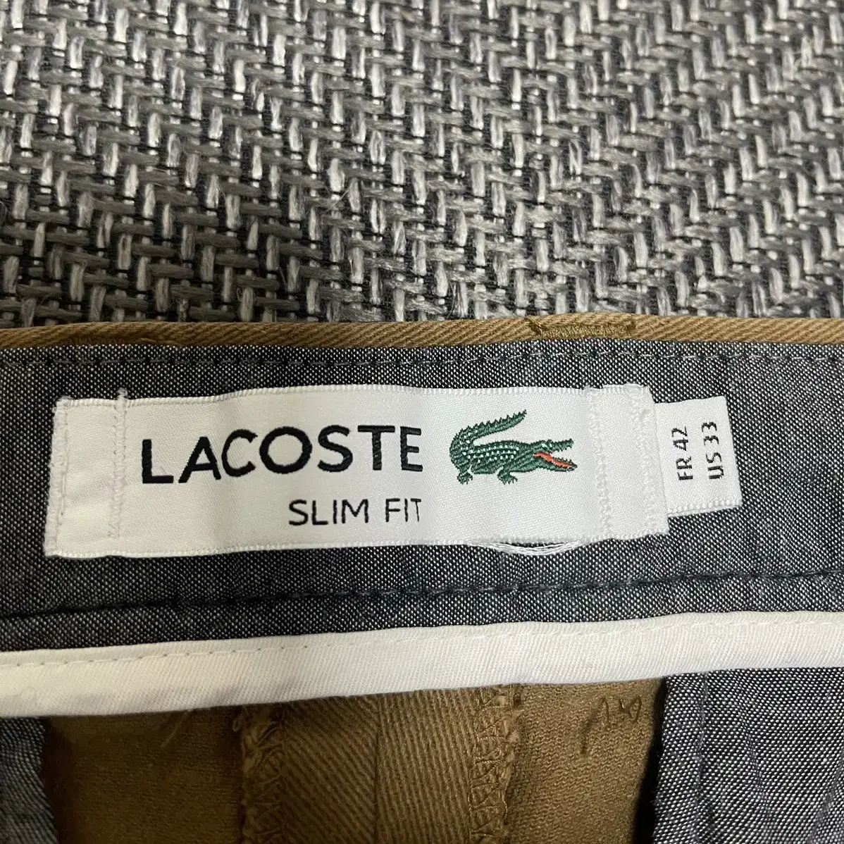 32~33] 라코스테(LACOSTE)겨울면바지