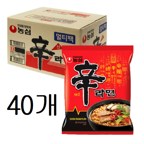 무료배송-농심 신라면 40개