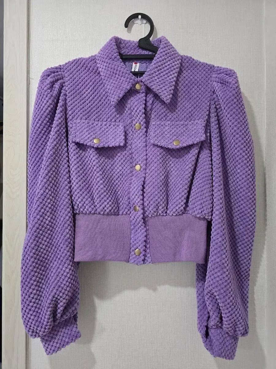 Purple Crop Jacket