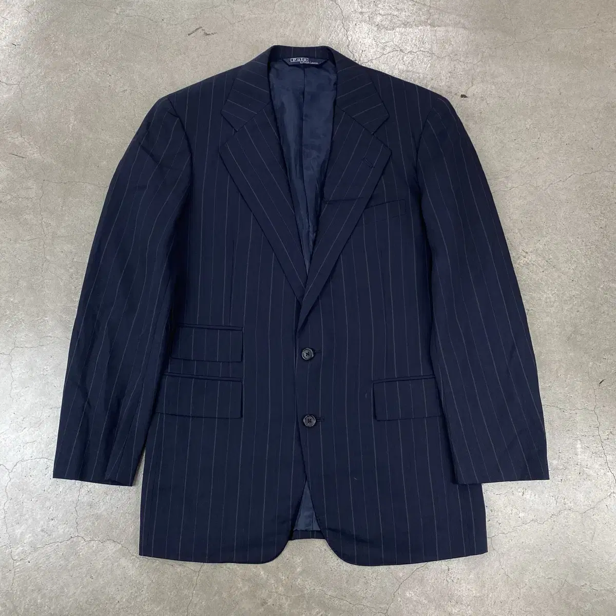 Polo One-Panel Stripe Minimalist Blazer (97)