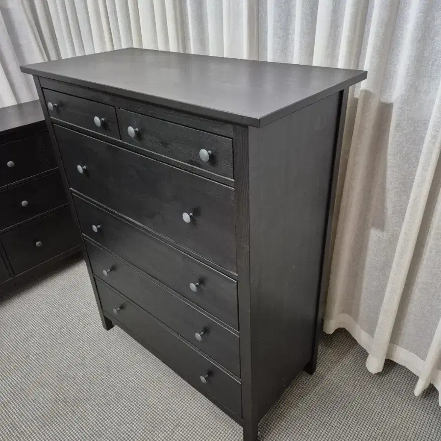 이케아 햄네스 HEMNES 6칸 서랍장