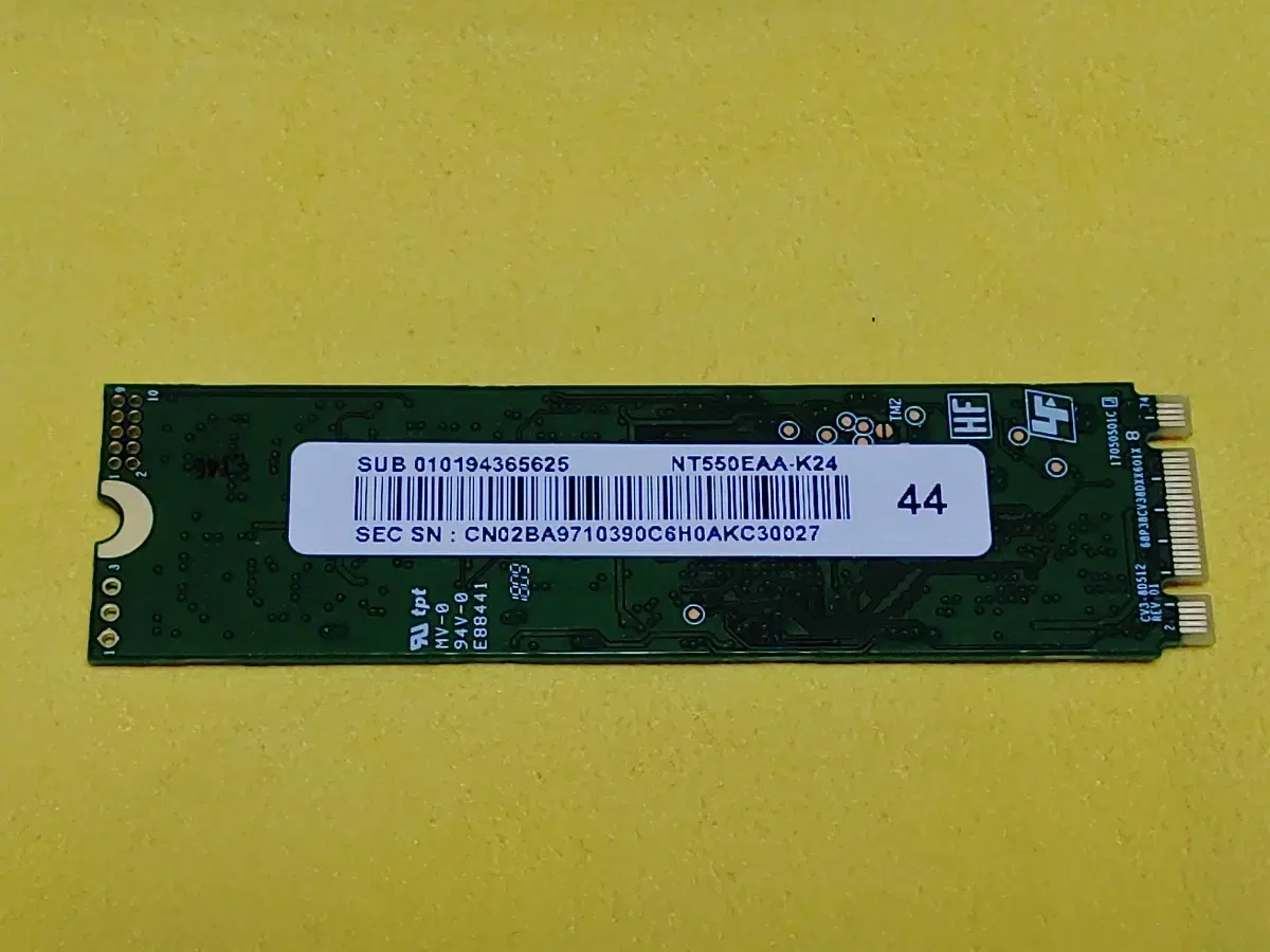 M.2 SSD SATA 128GB (삼성 서비스 정식 파트)