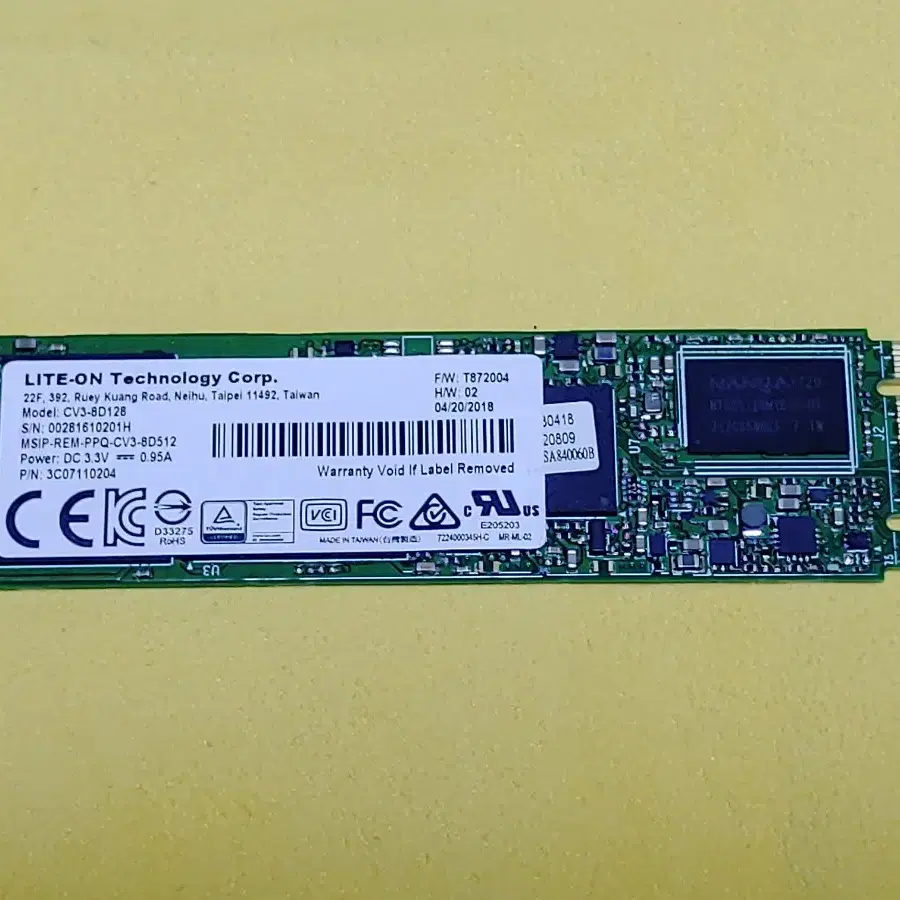 M.2 SSD SATA 128GB (삼성 서비스 정식 파트)