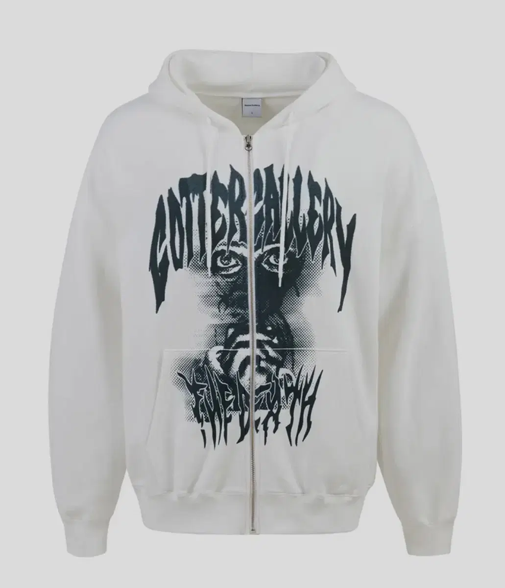 (TAPO) Garter Gallery Hoodie Zip Up WhiteM sink into death hood