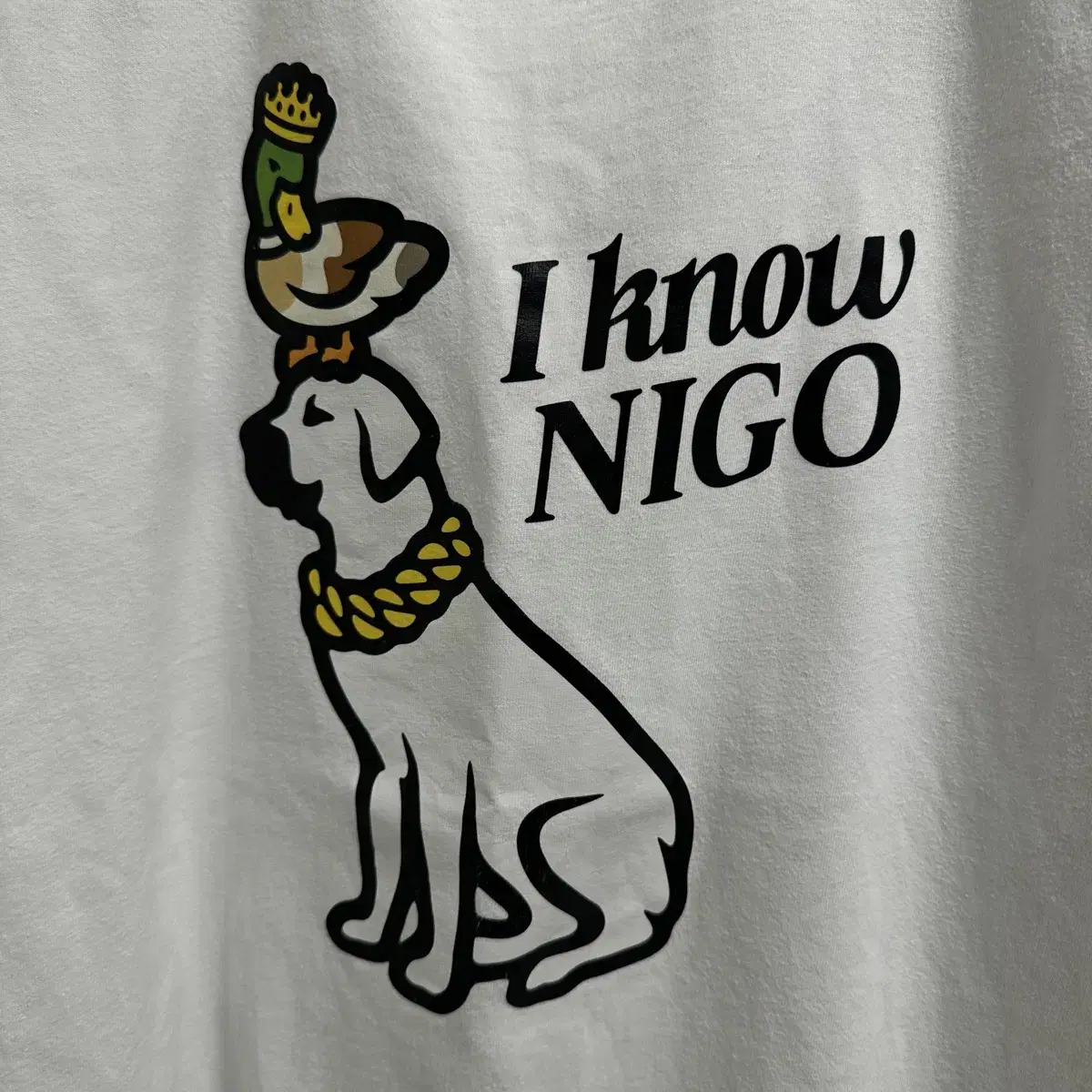 아이노우니고 i know nigo 머천 티셔츠