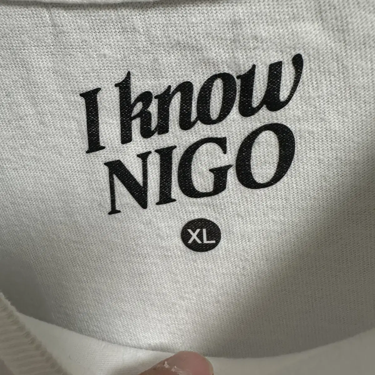 아이노우니고 i know nigo 머천 티셔츠