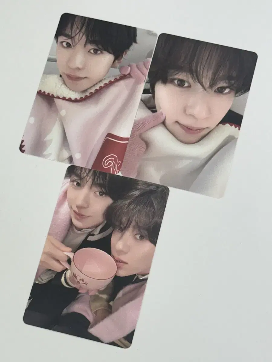 NCT Wish Pink Christmas sion uUnit photocard (bulk)