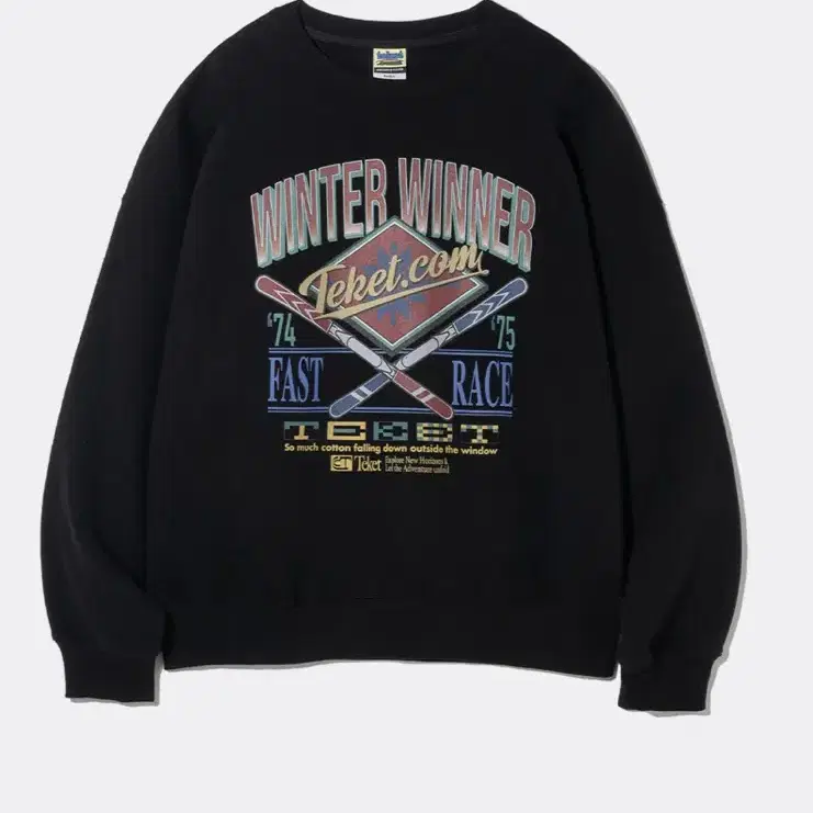 TEKET 테켓 WW SWEATSHIRT-BLACK