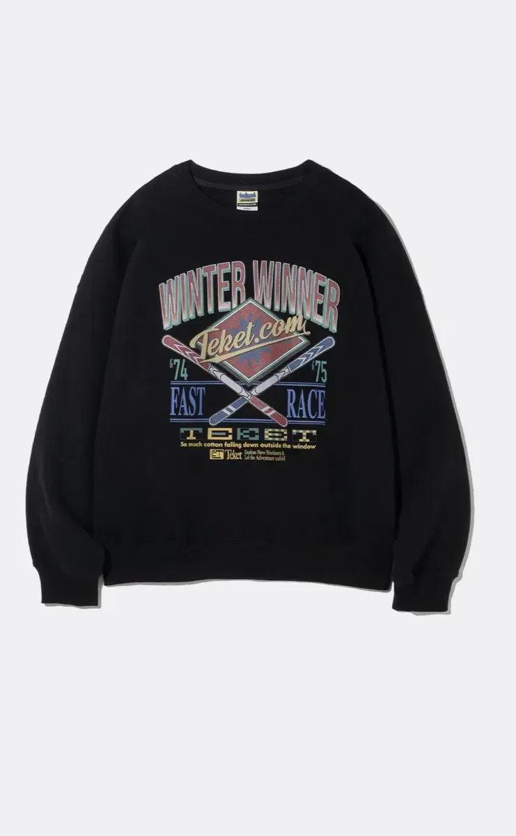 TEKET 테켓 WW SWEATSHIRT-BLACK