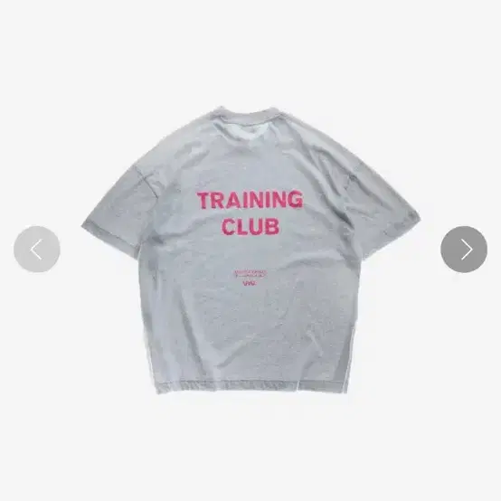 TRAINING CLUB T-SHIRT (L) grey pink