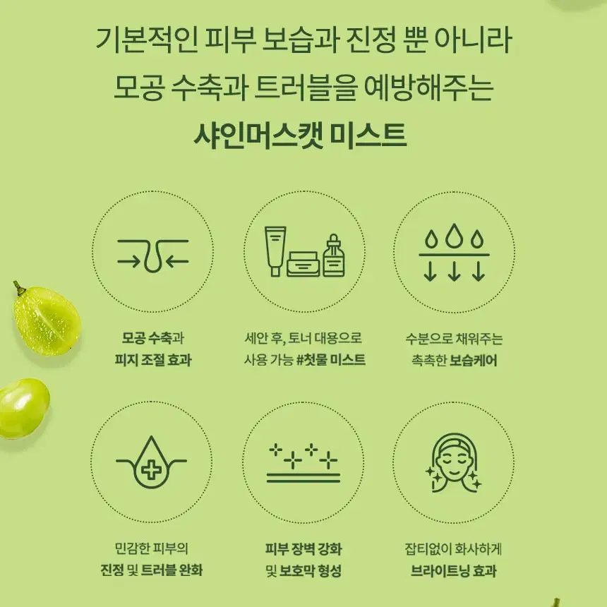 [쏘베이스]퓨어틴 올인원 샤인머스캣 미스트 120ml