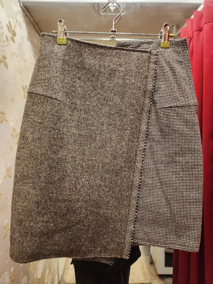 Time Wool Mini Skirt