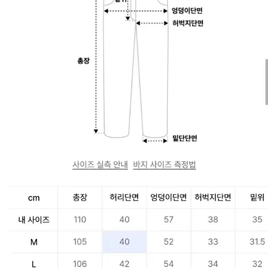 드로우핏 워시드 더블니 팬츠