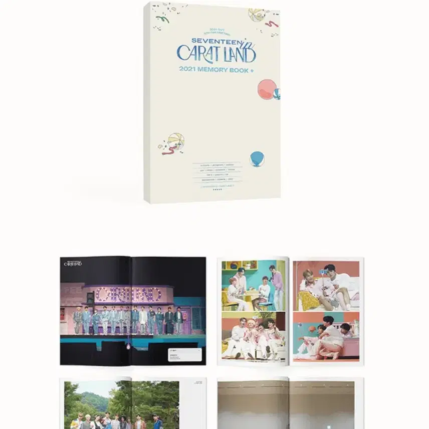 2021 세븐틴 캐럿랜드 dvd (dvd 제외)