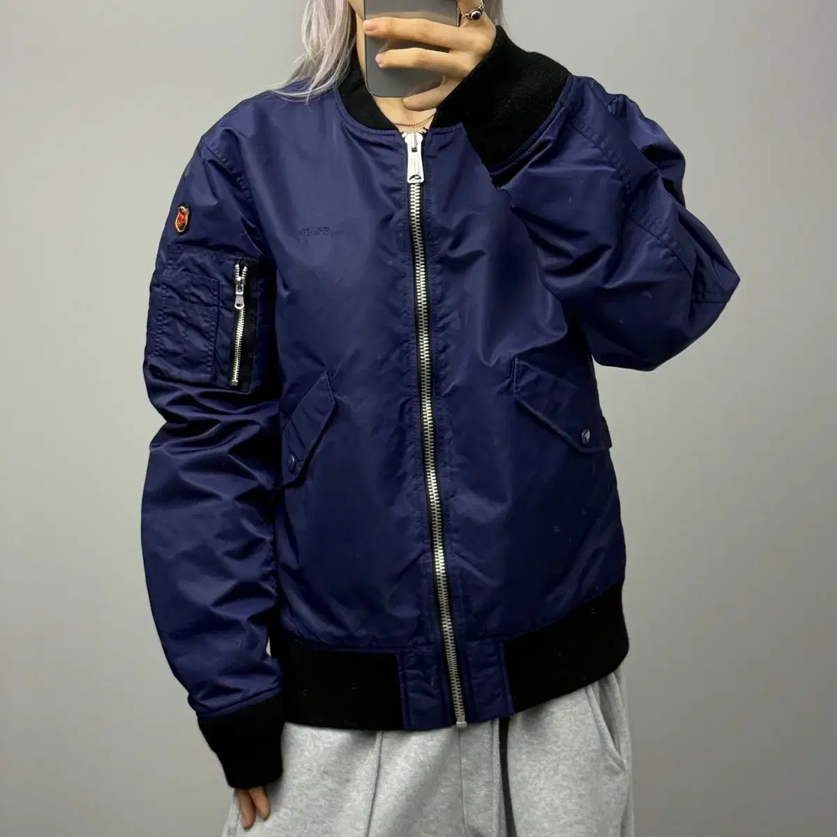 (XL) Schott x American College ma-1 봄버