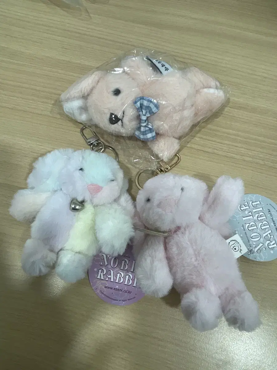 Noblebit Bunny keyring bag loop doll