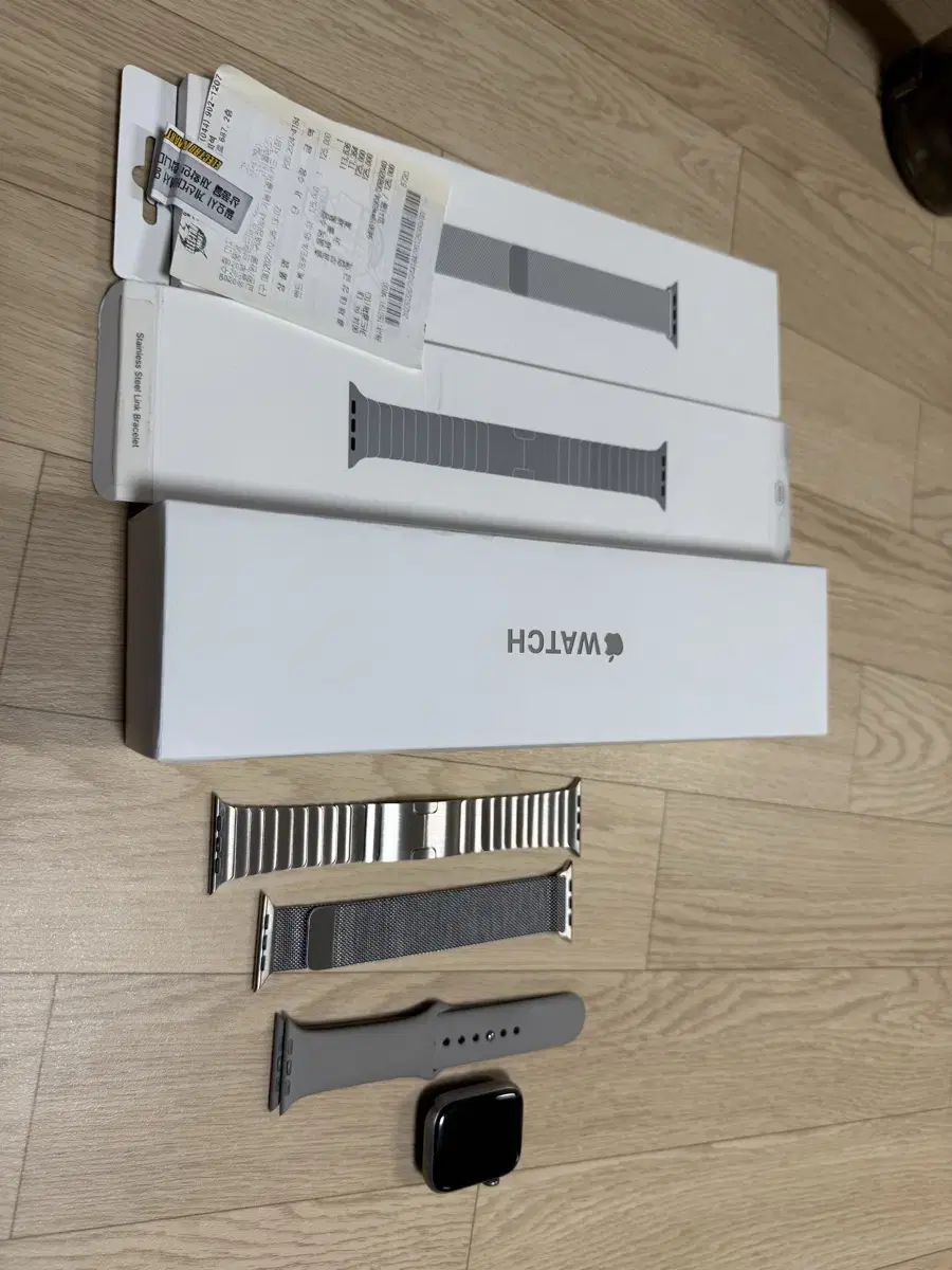 Apple Watch 7 Titanium Silver 45MM sells.