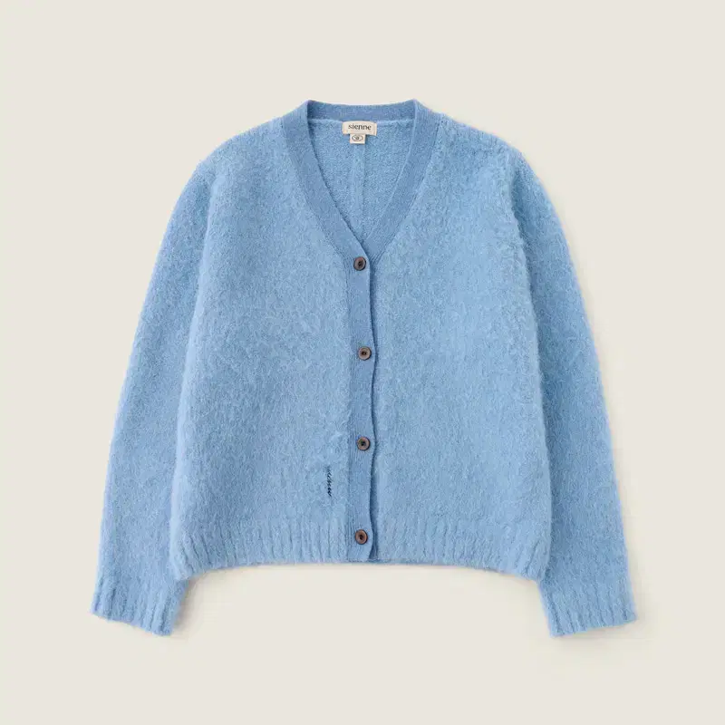 시엔느 가디건 Paul hairy Cardigan_Blue