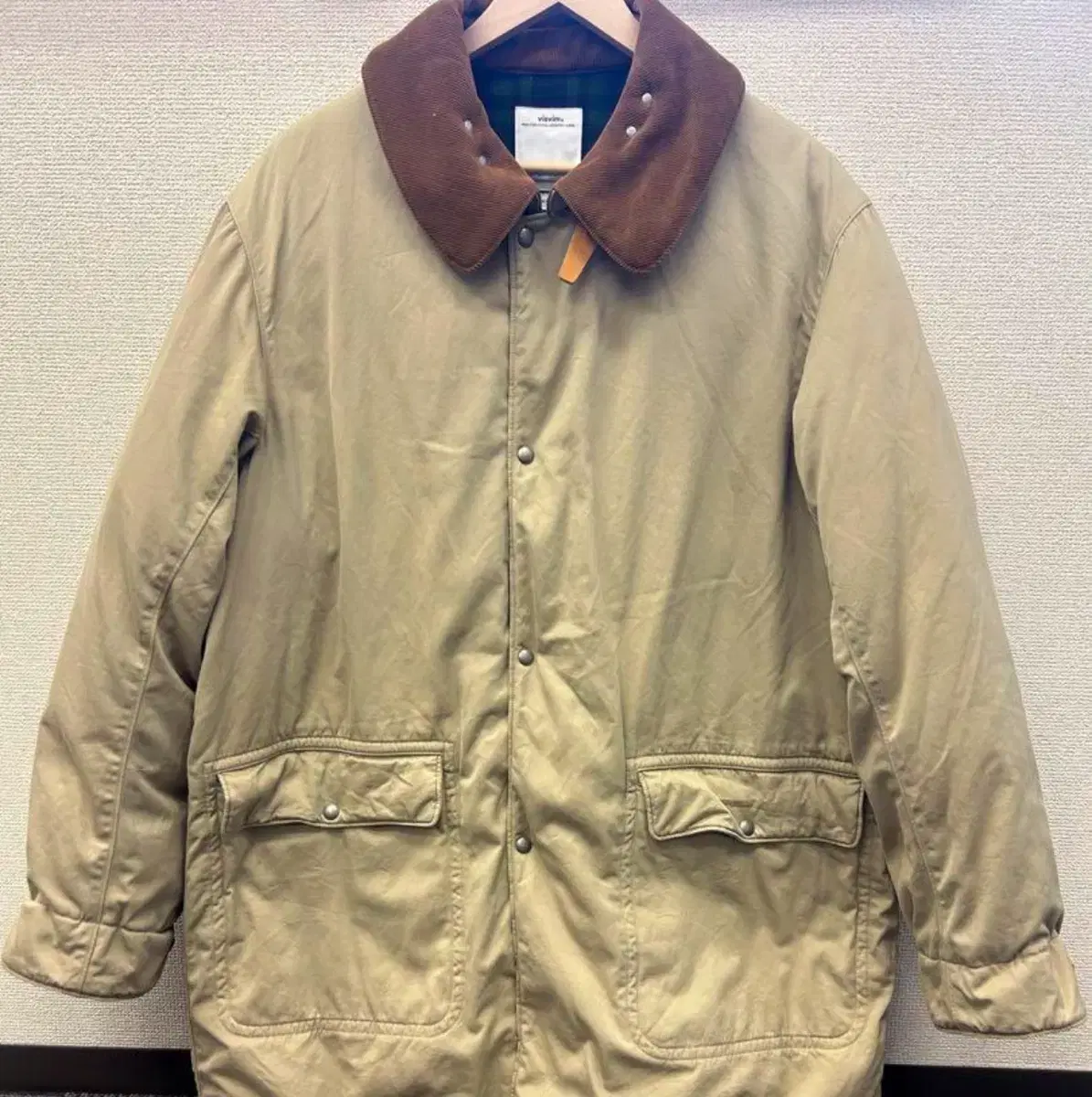 (4) 24aw visvim black kite coat 베이지