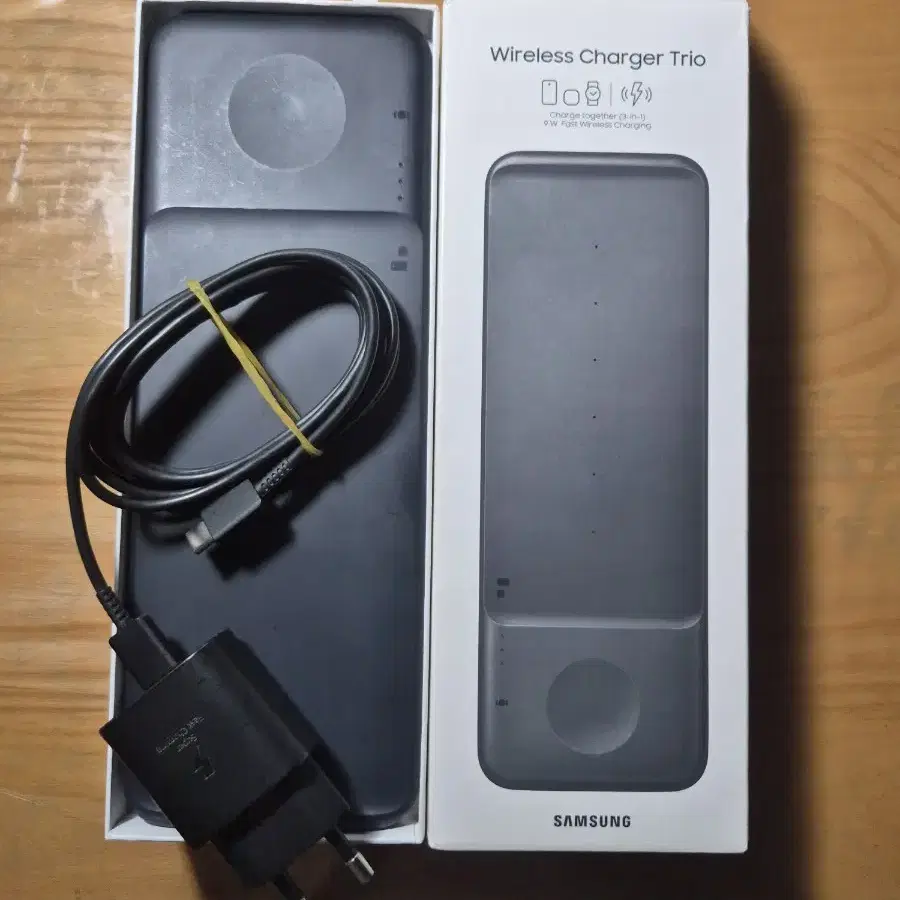 삼성 wireless charger Trio풀박스 4만5천