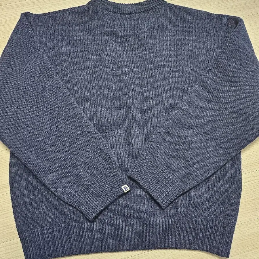 썸웨어버터 essential wool round knit 그레이,네이비