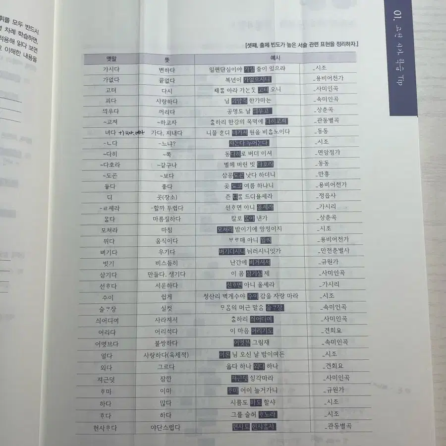 메가 김동욱 고전시가 싼값에 판매합니다. (2025)