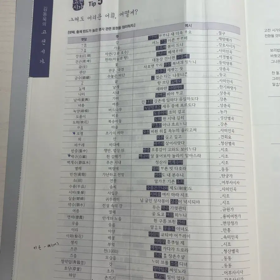 메가 김동욱 고전시가 싼값에 판매합니다. (2025)