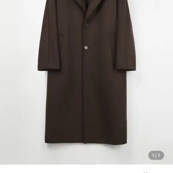 [소신] MTR Wool Single Coat (Brown)