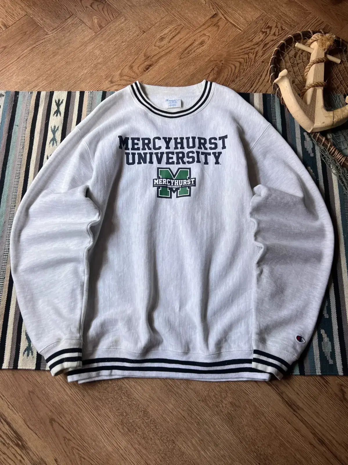 [XL]챔피온 리버스위브 MERCYHURST 유니버시티 스웻셔츠