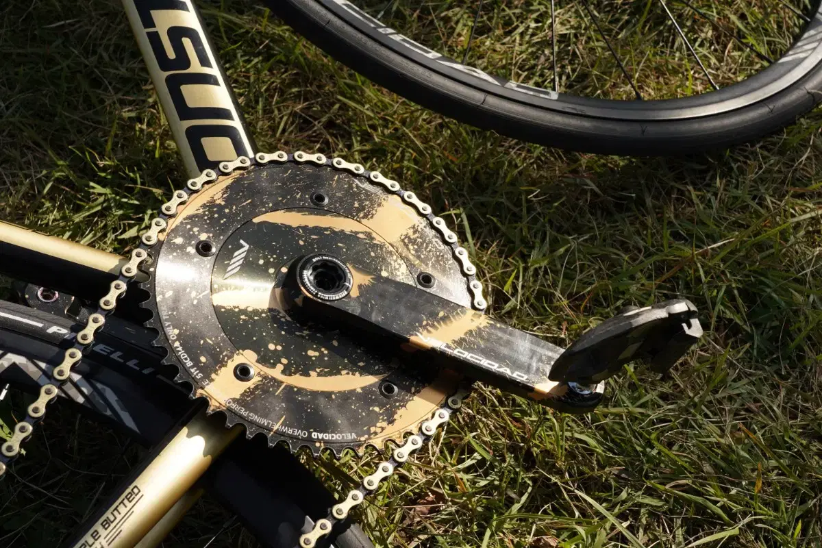 Velocidot new gold disc crankset