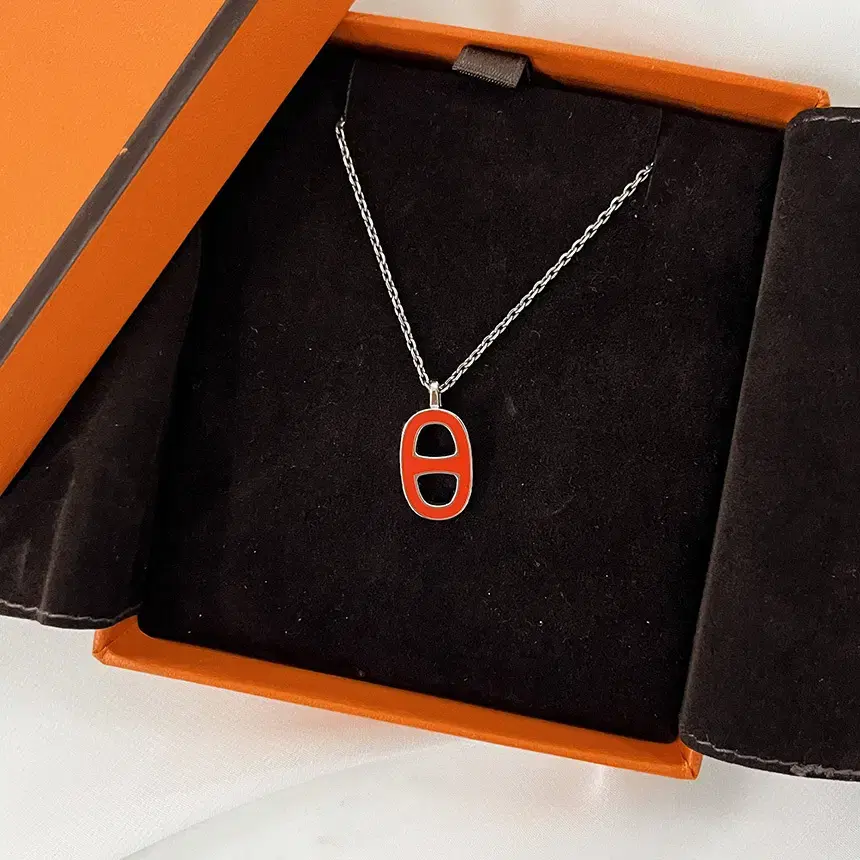 [Used] Hermès Iliade Necklace Silver Anniversary Girlfriend GiftRecommended (A-qualified used)