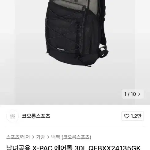 코오롱 김태리 등산 백팩,스틱