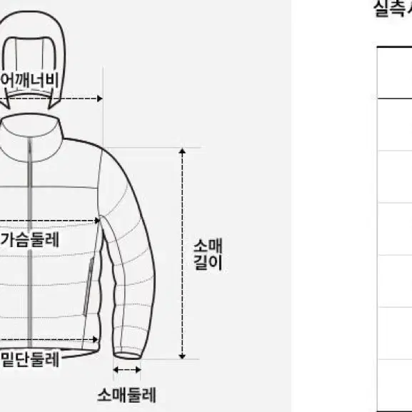 노스페이스 경량패딩