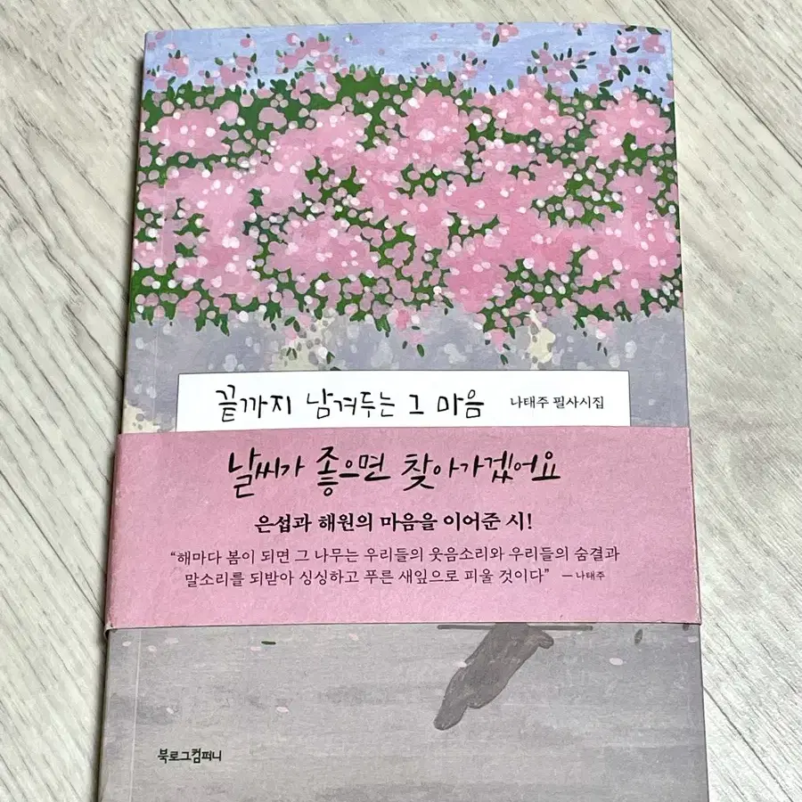 나태주 필사시집 끝까지남겨두는그마음 (새책)